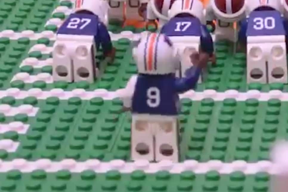 Lego discount college football